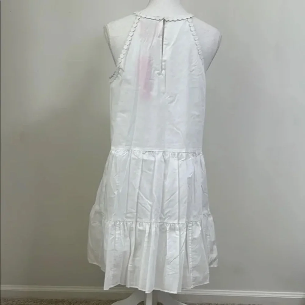 Lilly Pulitzer sz 6 Elegant White Sleeveless Dress - Picture 7 of 11